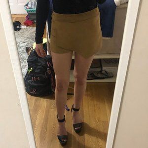 Tan Envelope Skirt